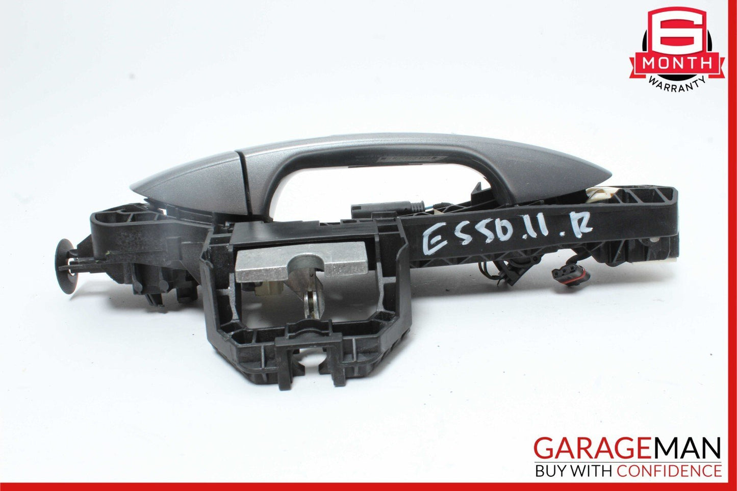 10-13 Mercedes W207 E550 Front Right Exterior Door Handle Keyless Go Silver OEM