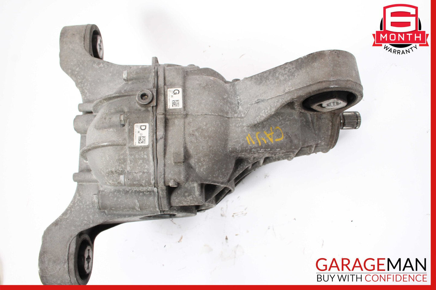 11-17 Porsche Cayenne 958 S 4.8L Rear Diff Differential Axle Carrier Assembly