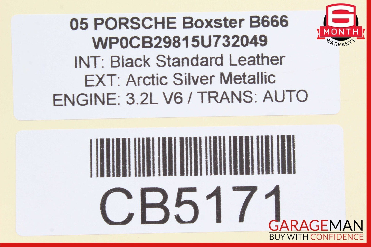 05-08 Porsche Boxster 987 Anti-Theft Alarm Control Module 99761817212 OEM