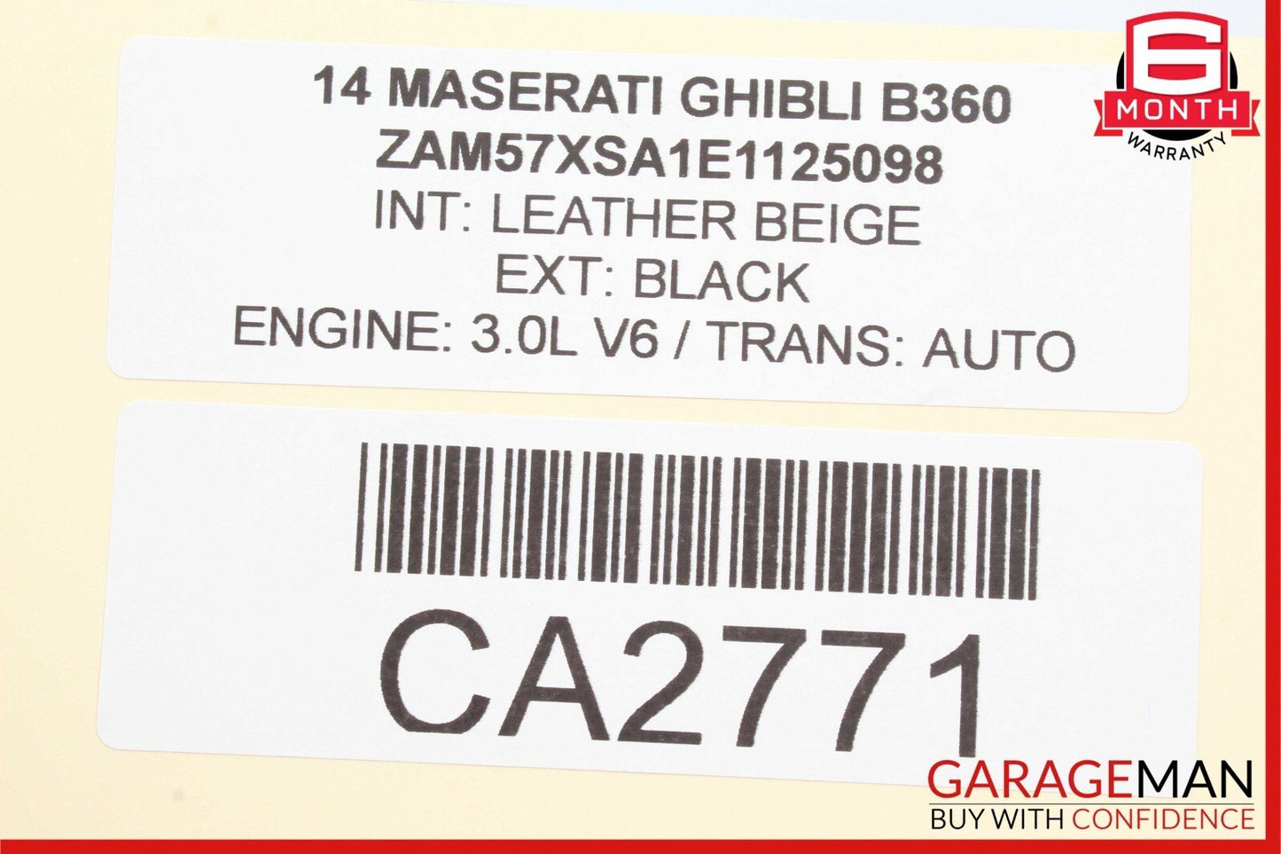 14-17 Maserati Ghibli BCM Body Computer Control Module Unit 68226670AA OEM
