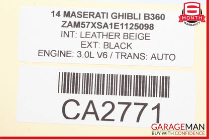 14-17 Maserati Ghibli BCM Body Computer Control Module Unit 68226670AA OEM