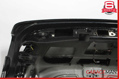 10-16 Mercedes W212 E350 E63 AMG Sedan Rear Trunk Lid Deck Shell Panel Black OEM