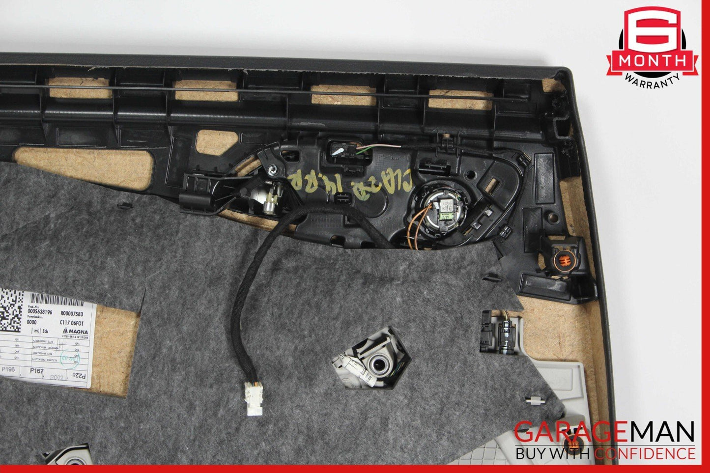 14-18 Mercedes W117 CLA250 Rear Right Interior Door Trim Panel Cover Assy Gray