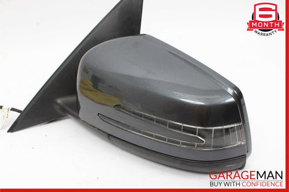 12-14 Mercedes W204 C300 Front Left Side Mirror Door Rear View Glass Grey OEM