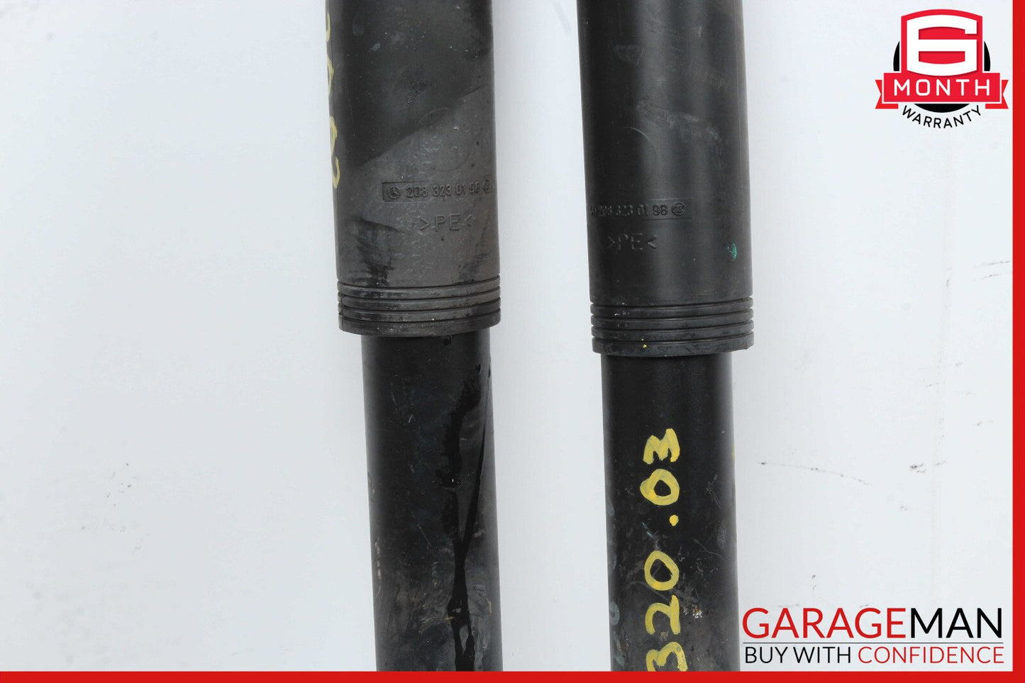 03-09 Mercedes W209 CLK320 Shock Strut Set Rear Right & Left Set of 2 OEM