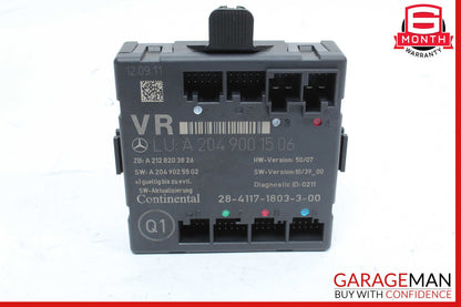 08-18 Mercedes W204 C250 E400 CLS400 Front Right Side Door Control Module OEM