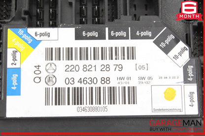 00-06 Mercedes W220 S600 S500 Rear Right Seat Control Switch 2208212879 OEM