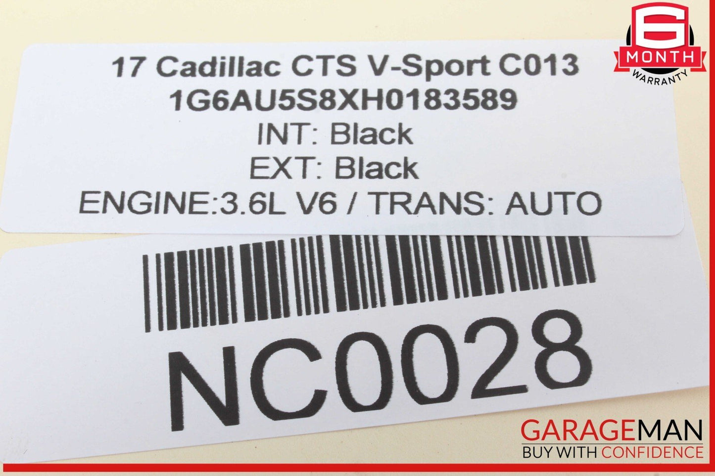 14-19 Cadillac CTS V-Sport Rear Left Driver Side Door Lock Latch Actuator OEM