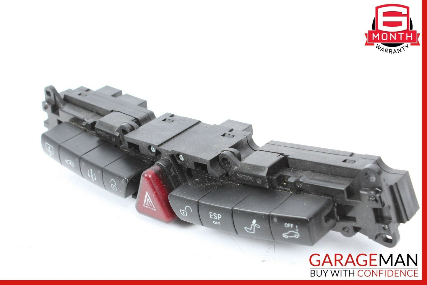 03-06 Mercedes S430 S500 Center Dash ESP Hazard Light Door Lock Switch Control