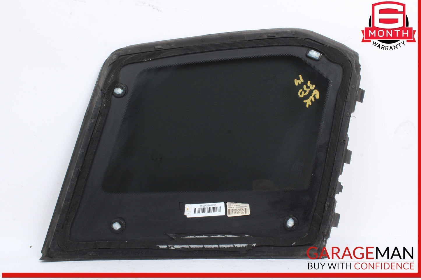 10-15 Mercedes X204 GLK350 4MATIC Rear Right Side Quarter Window Glass OEM