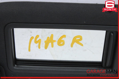 16-18 Audi A6 A7 Front Right Side Sun Visor Sunvisor Black 4G0857552 OEM
