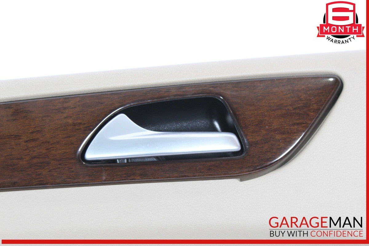 13-16 Mercedes X166 GL450 Rear Left Side Interior Door Panel Cover Trim Assy OEM