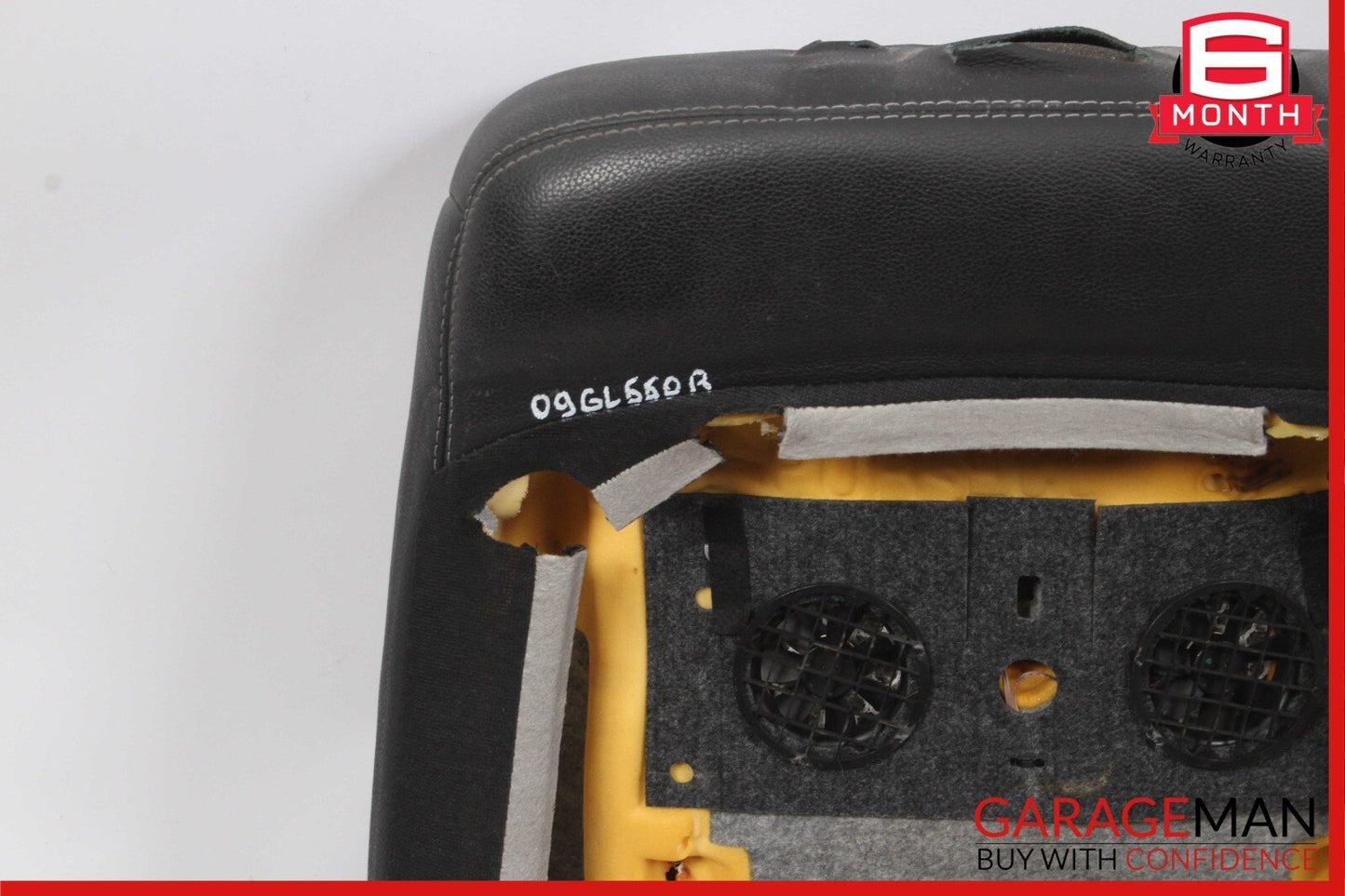 07-12 Mercedes X164 GL550 Front Right Top Upper Seat Cushion Cover Anthracite