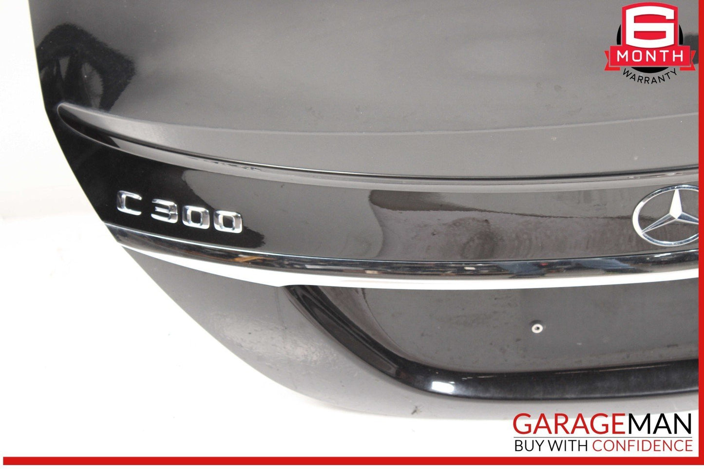 15-21 Mercedes W205 C300 C43 C63 AMG Rear Trunk Lid Shell Cover Panel Black OEM