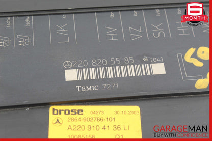 03-06 Mercedes W216 CL550 S500 Seat Control Module Front Left 2209104136 OEM