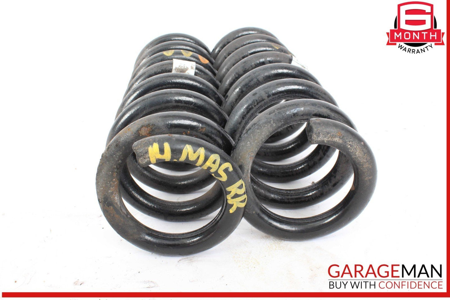 14-17 Maserati Ghibli S Rear Right & Left Suspension Coil Spring Absorber Set