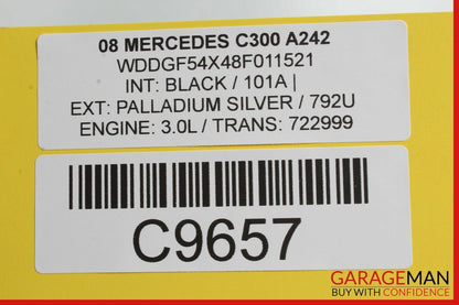 08-15 Mercedes W204 C250 C300 Trunk Lid Release Handle 2047500293 OEM