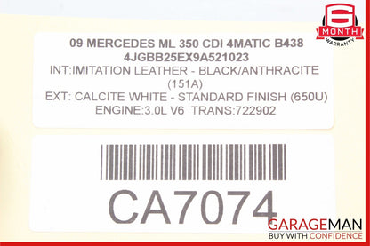 06-17 Mercedes C300 ML350 E400 Front Left Side Seat Adjustment Switch Controller