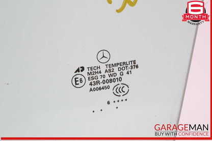 06-12 Mercedes X164 GL450 4MATIC Front Left Side Door Window Auto Glass OEM