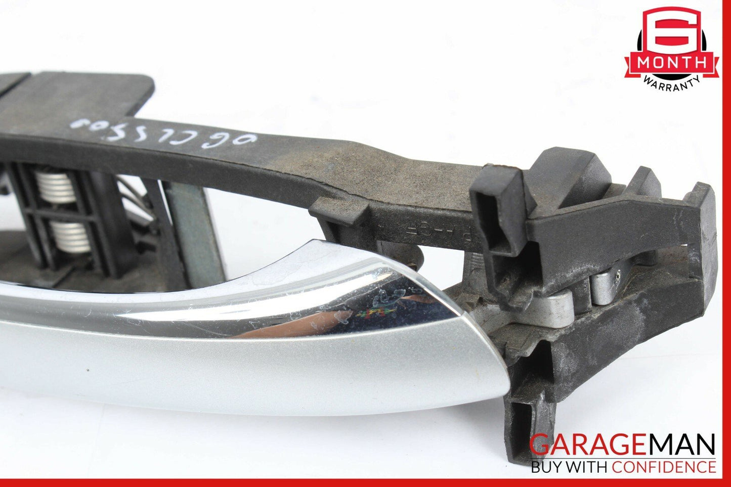 06-11 Mercedes W219 CLS500 Rear Right Side Exterior Door Handle Iridium Silver