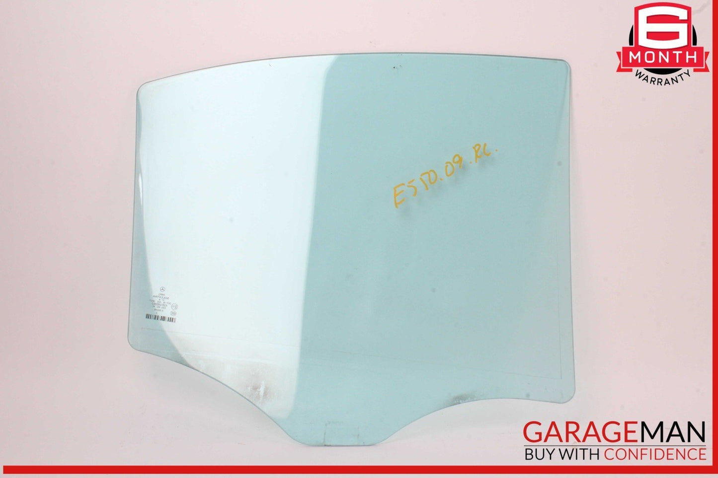 03-09 Mercedes W211 E550 Rear Left Driver Side Door Window Auto Glass OEM