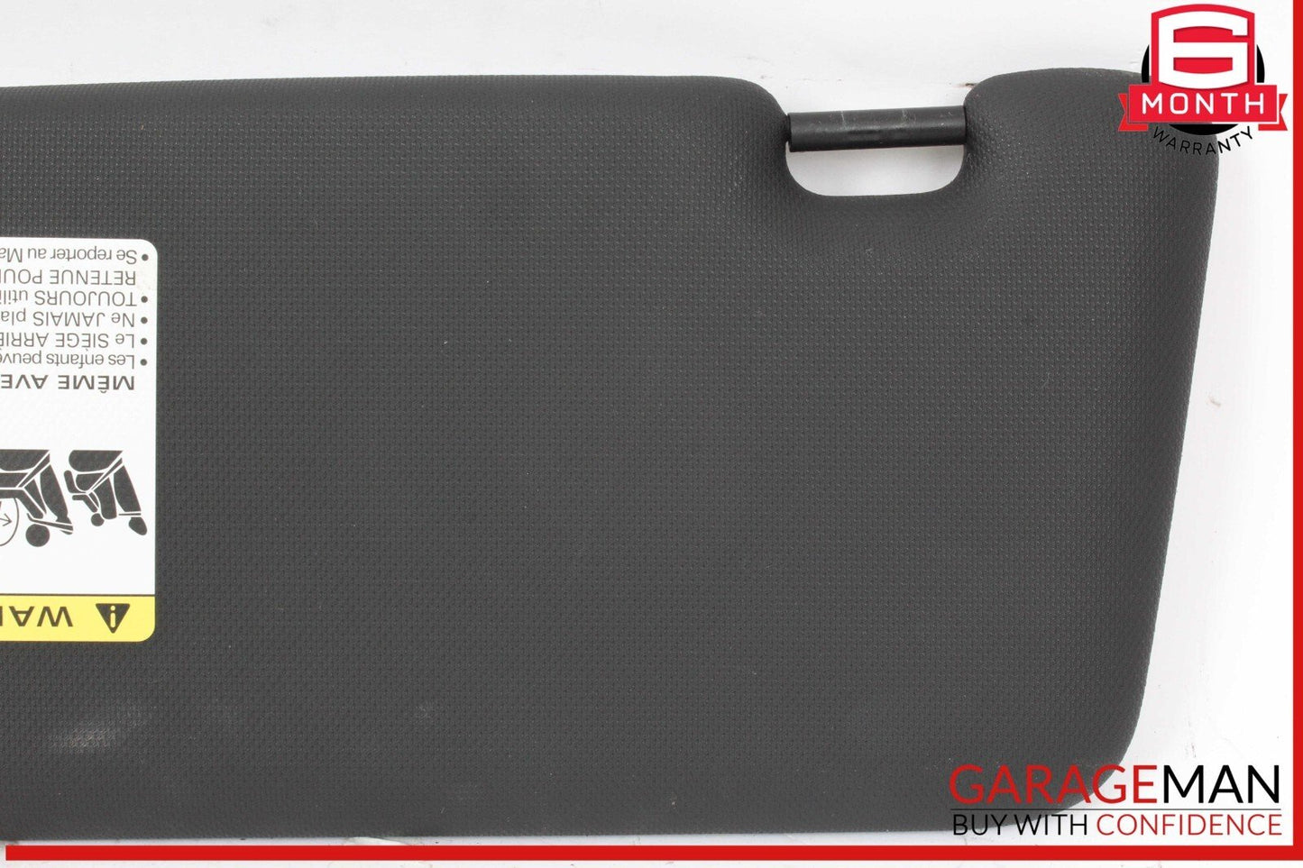 15-18 Audi Q3 Front Right Passenger Side Sun Visor Sunvisor Black 8K0857552 OEM