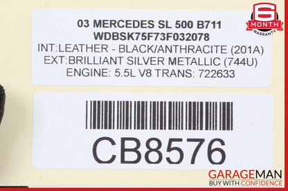03-12 Mercedes R230 SL500 SL550 SL55 AMG Front Right Side Door Controller Module