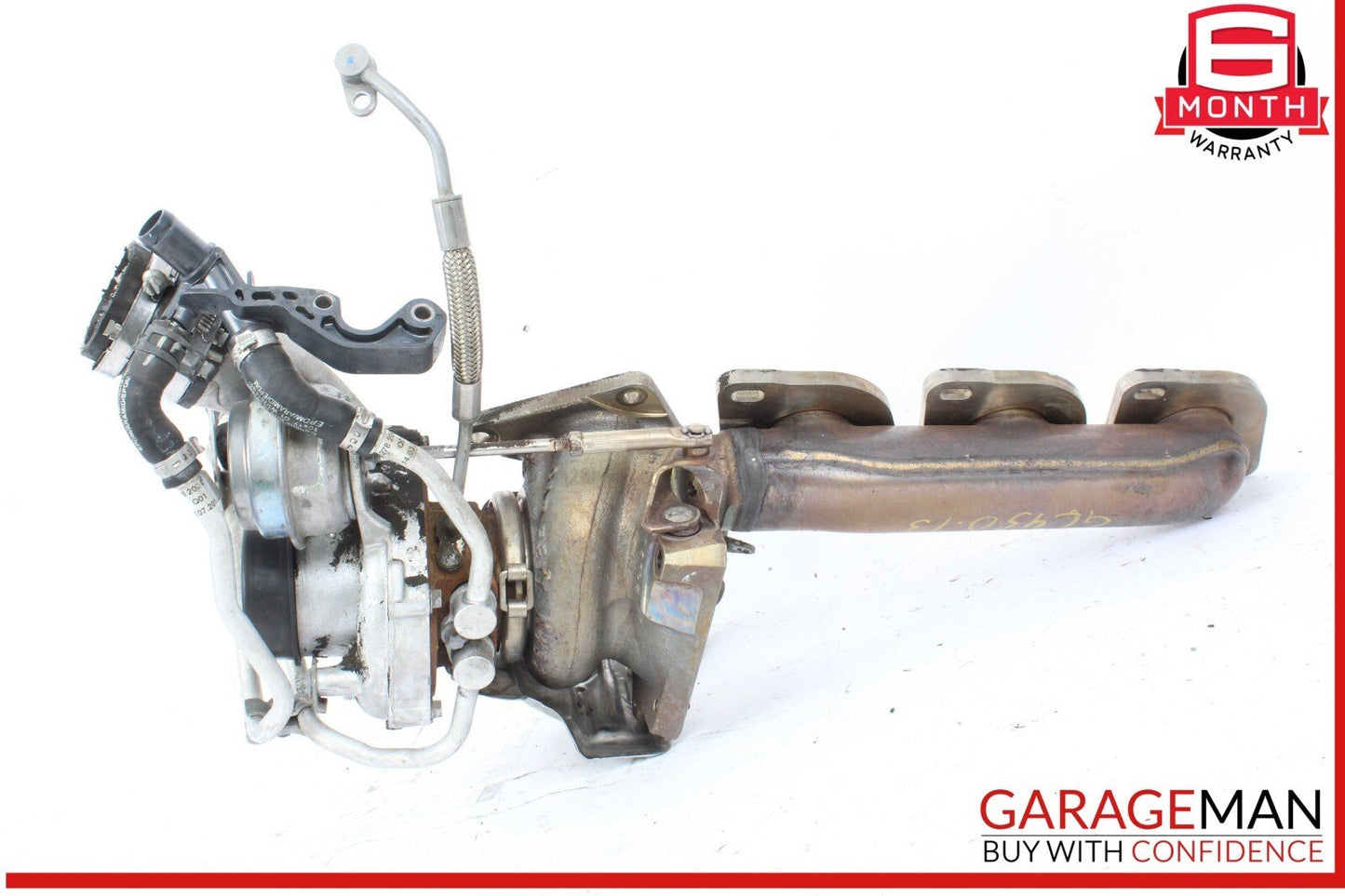 11-16 Mercedes GL450 S500 S550 Left Turbocharger Turbo Charger Manifold OEM