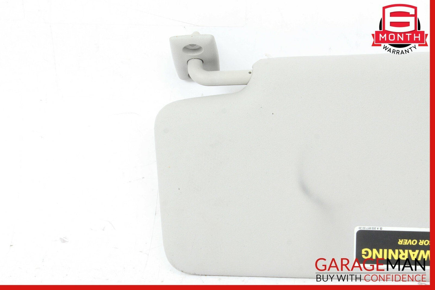 01-07 Mercedes W203 C230 C55 AMG Front Right Side Sunvisor Sun Visor Shade
