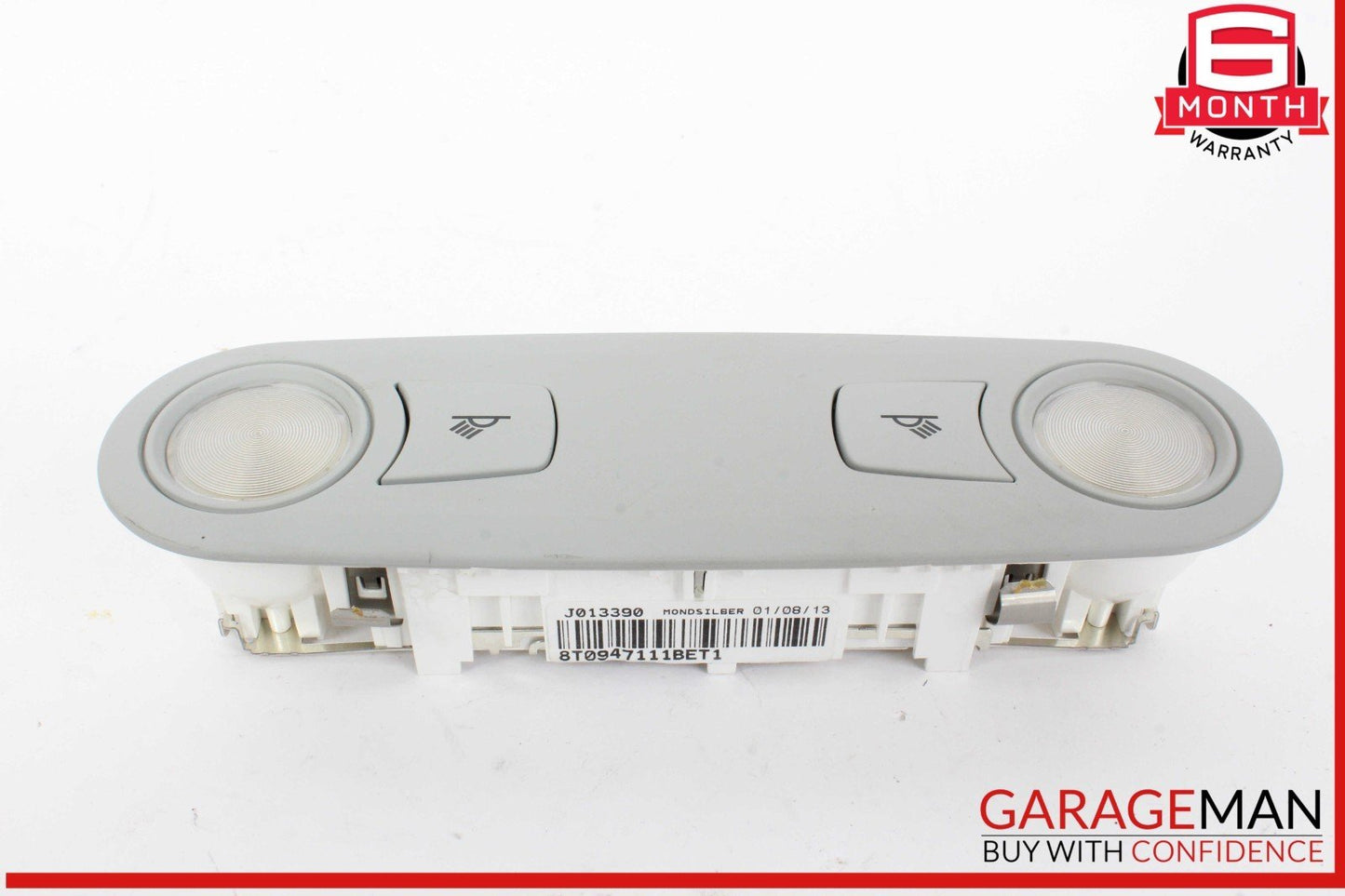 13-16 Audi A4 Rear Interior Upper Reading Dome Light 8T0947111 OEM