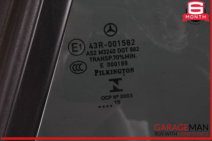 12-20 Mercedes R172 SLC43 AMG Rear Left Driver Side Quarter Window Glass OEM