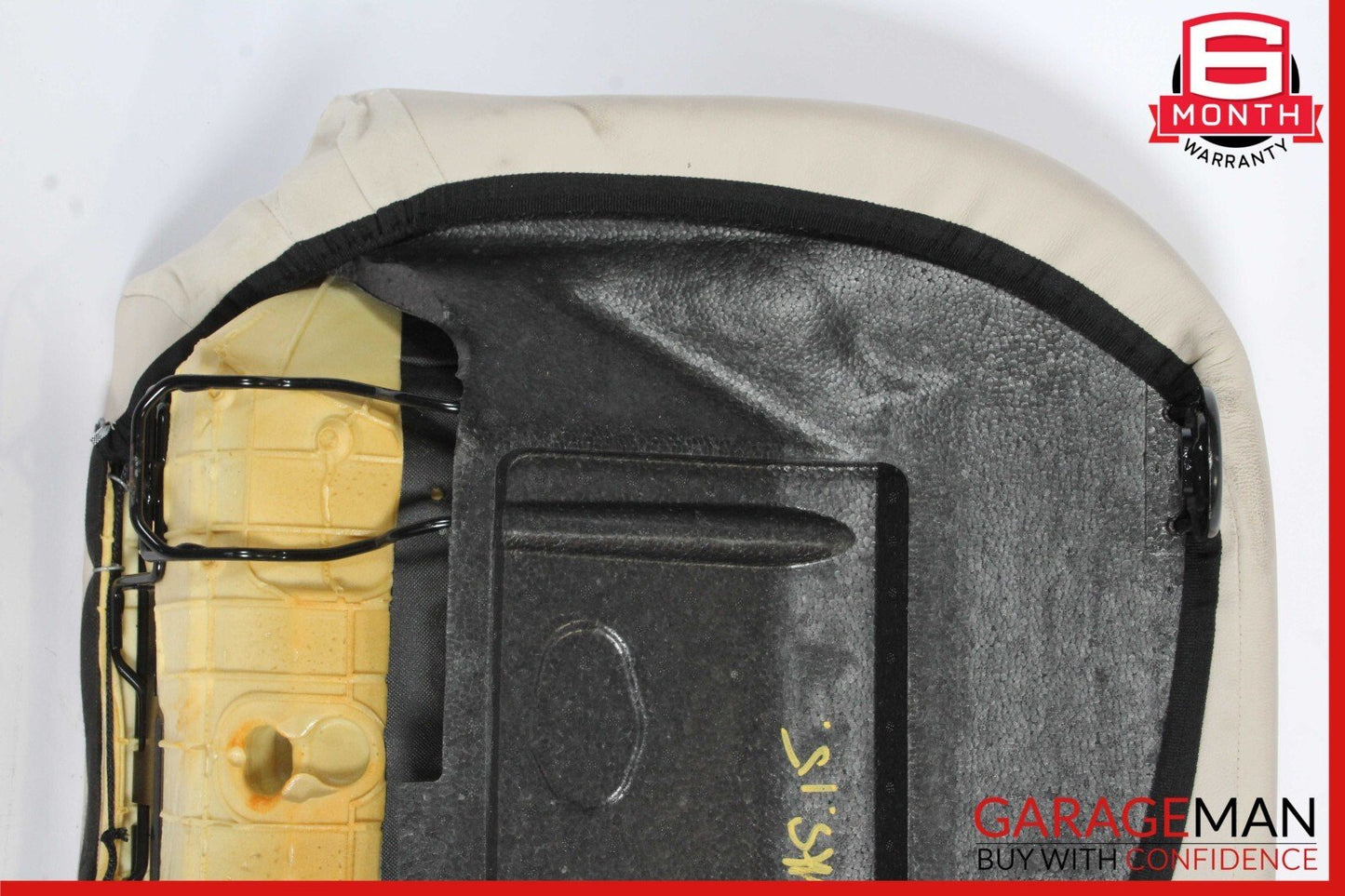 14-17 Maserati Ghibli M157 Rear Bench Lower Bottom Seat Cushion Cover Gray OEM