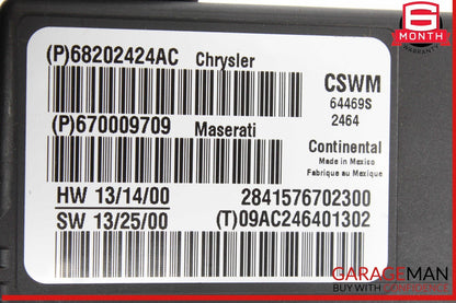 14-17 Maserati Ghibli Front Right Side Seat Control Controller Module Unit