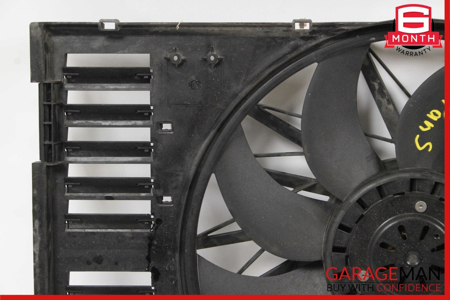 10-16 Porsche Panamera 970 4.8L Radiator Engine Electric Cooling Fan Shroud Assy