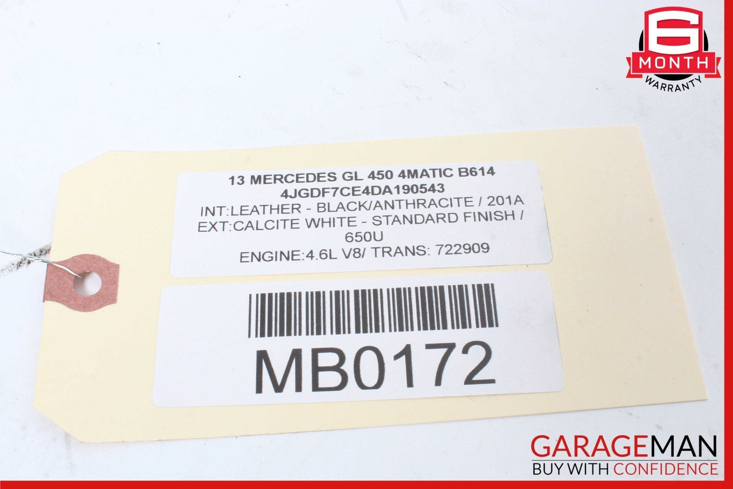 12-19 Mercedes X166 GL450 ML550 Front Right Passenger Side Upper Control Arm OEM