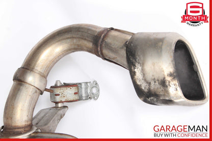 08-10 Porsche Cayenne 957 Complete Exhaust Muffler Tips Pipe Assembly OEM