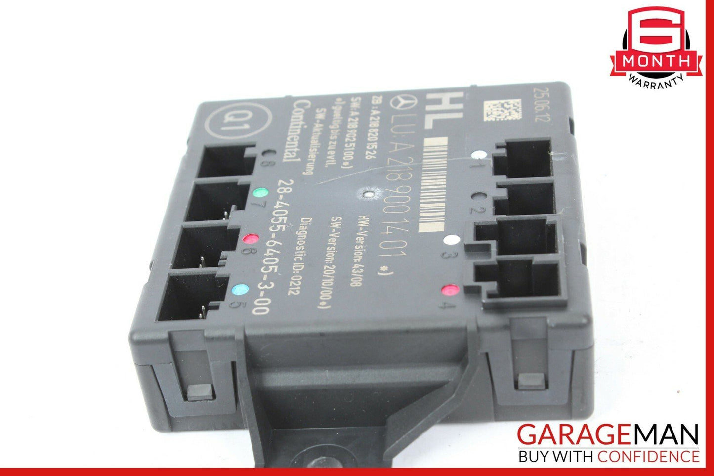 08-15 Mercedes W204 C250 Rear Left Driver Side Door Control Module Q1 OEM