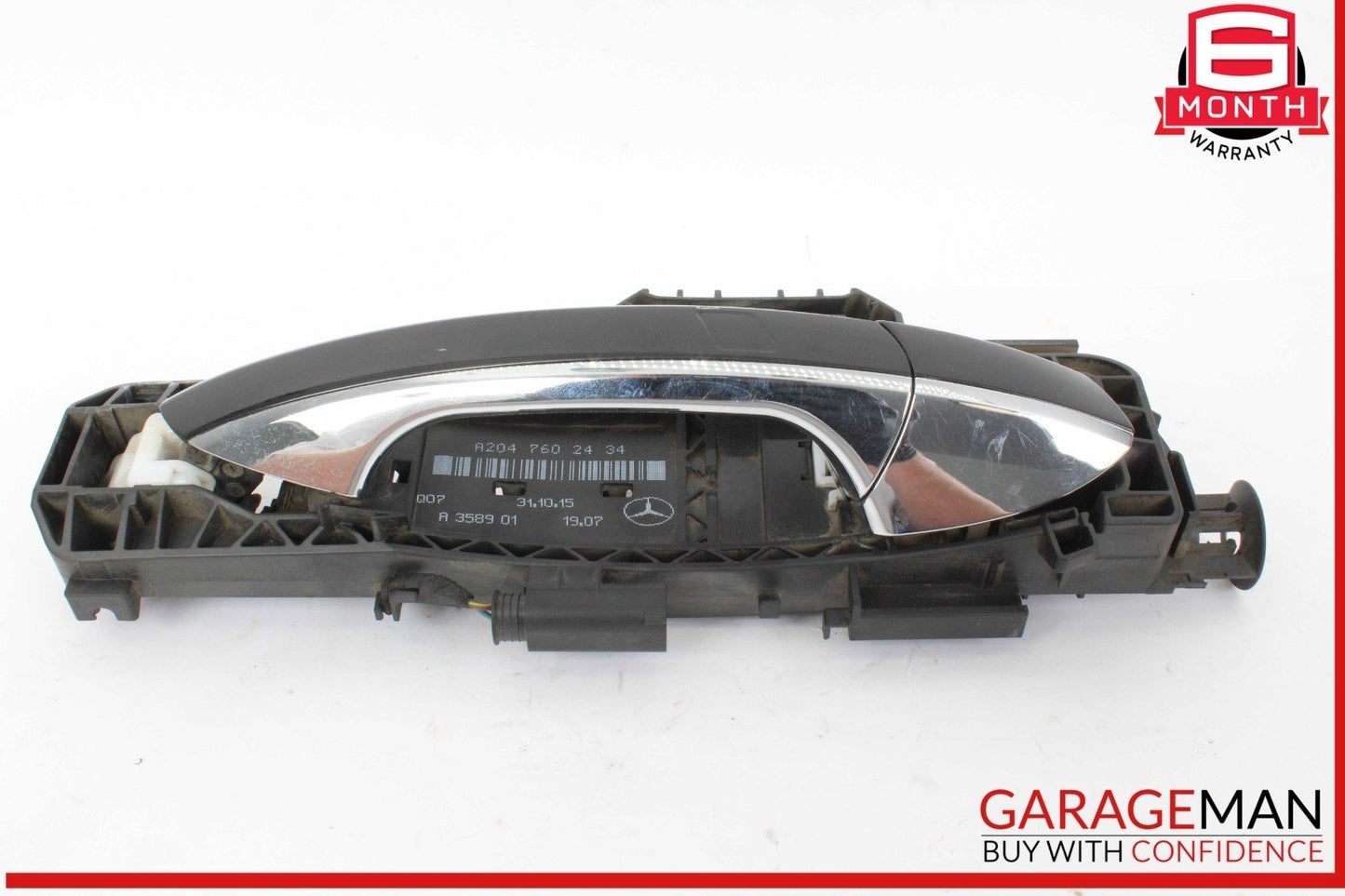 10-17 Mercedes W212 E350 Right Passenger Side Exterior Door Handle Black OEM