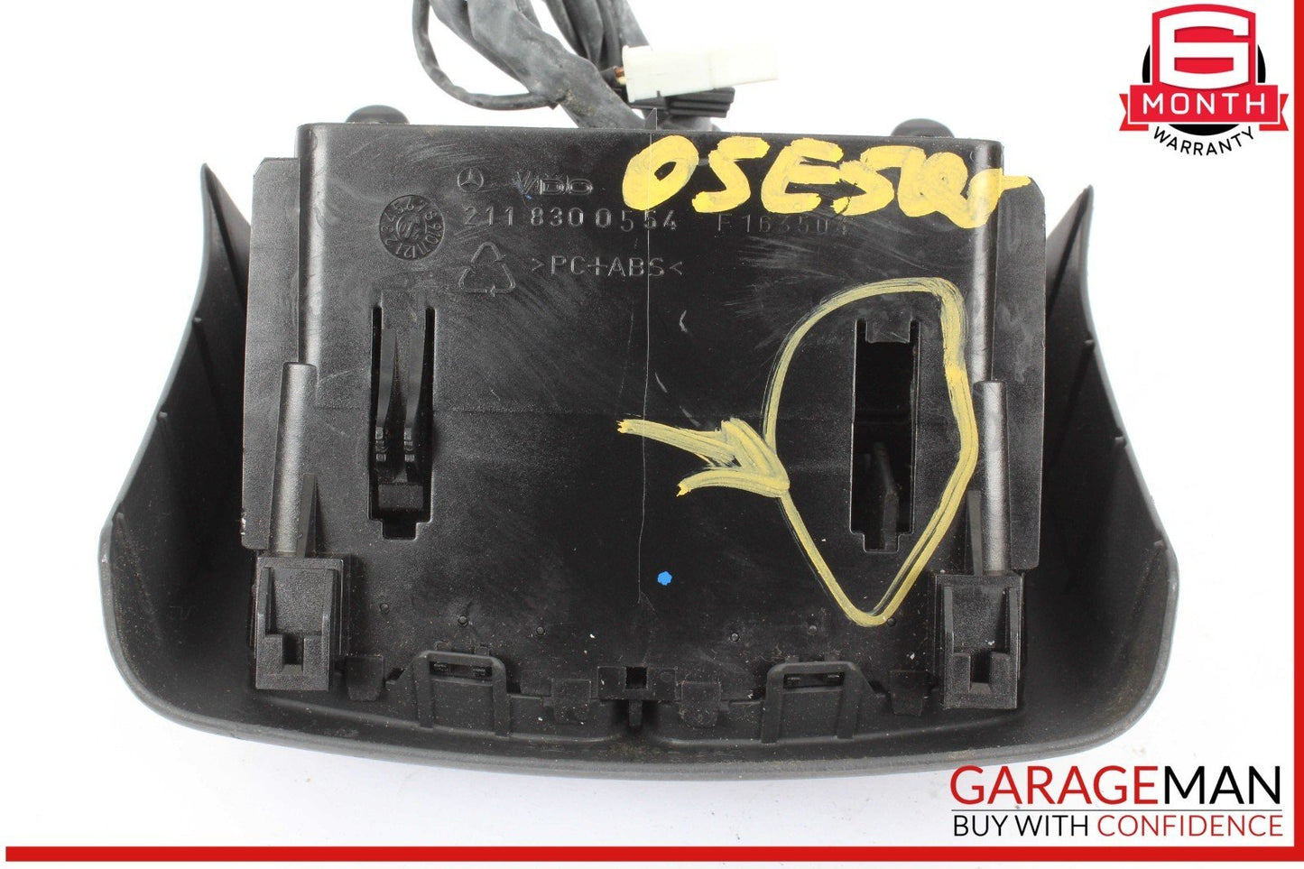03-11 Mercedes W211 E500 CLS550 Rear AC Climate Control Switch Vent Trim OEM