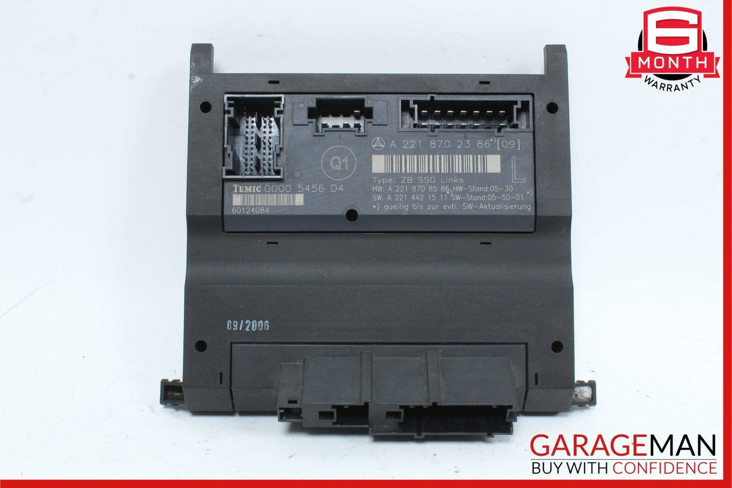07-13 Mercedes W221 S550 S600 S400 Front Left Driver Under Seat Control Unit OEM