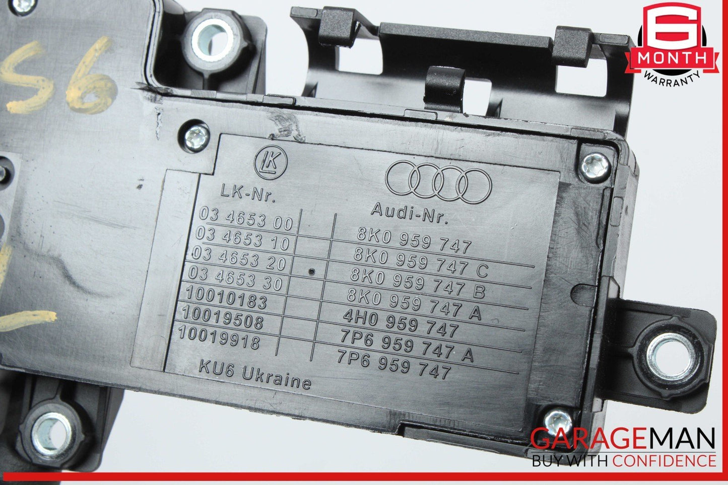 12-18 Audi S6 A6 A7 Front Left Driver Side Power Seat Adjustment Switch OEM