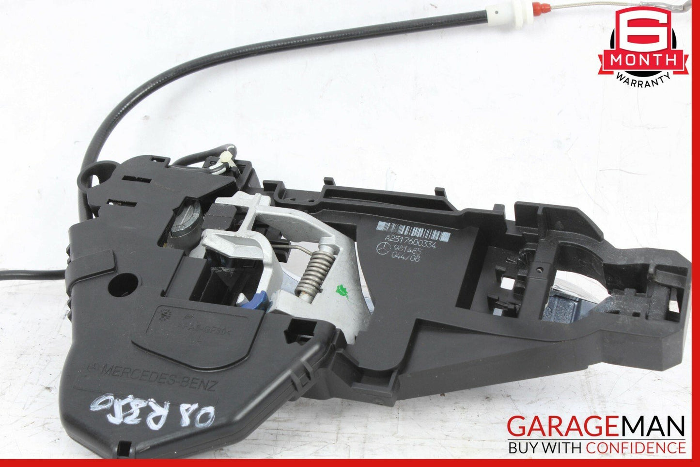 06-13 Mercedes W251 R350 ML550 Exterior Door Handle Front Left Side Silver OEM