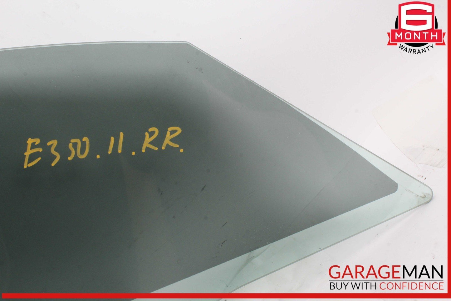 11-17 Mercedes W207 E350 Convertible Rear Right Side Quarter Door Window Glass