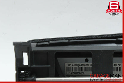 08-11 Mercedes W204 C350 Navigation LCD Display Screen Monitor w/ Cover Black