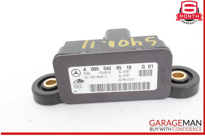 10-13 Mercedes W221 S400 Hybrid S350 Yaw Turn Rate Sensor 0055429518 OEM