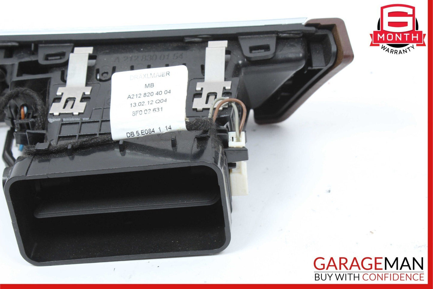 10-14 Mercedes W212 E350 E400 Dashboard Dash AC A/C Air Vent LeftÂ Trim Wood OEM
