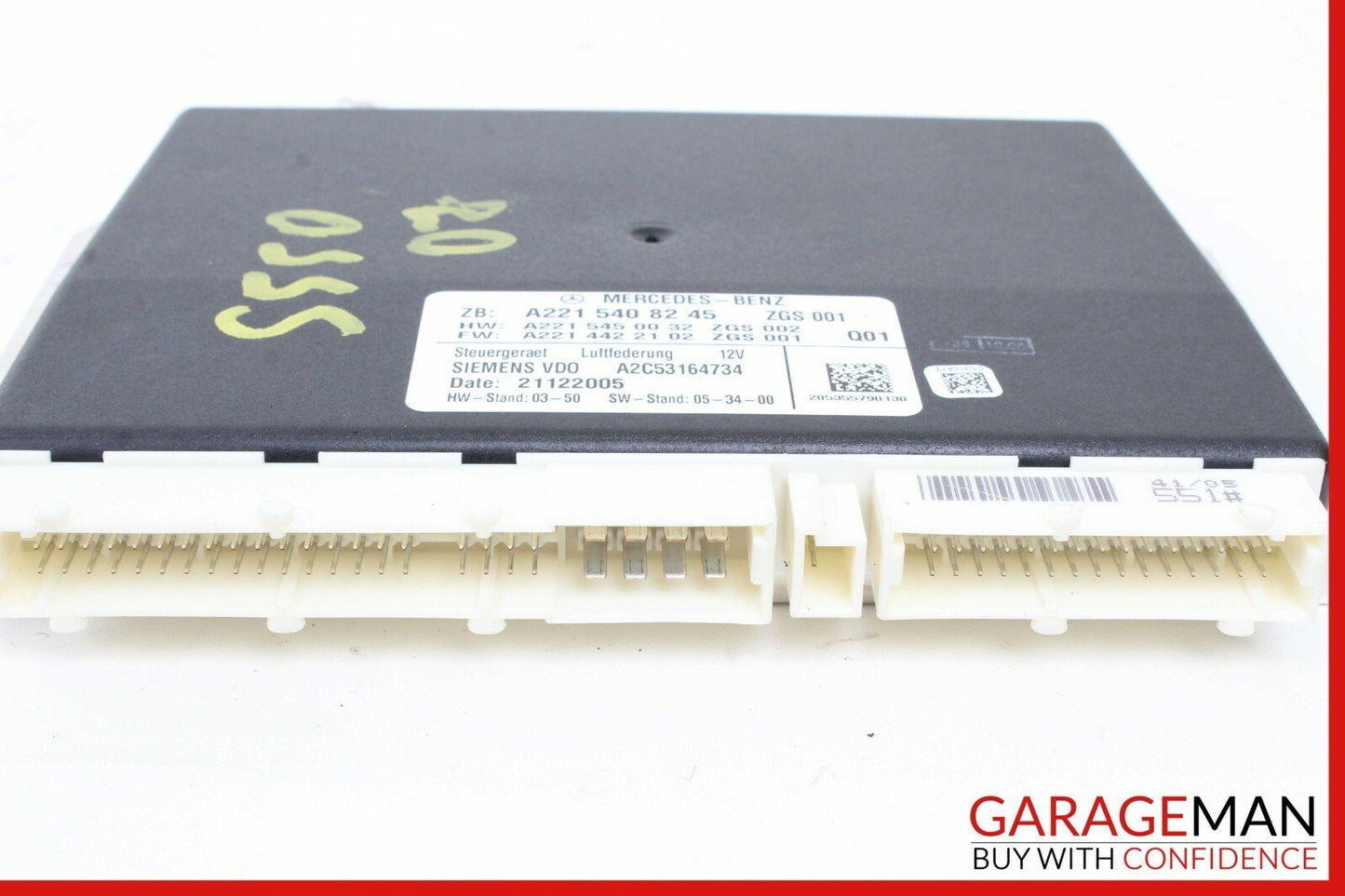 07-09 Mercedes W221 S550 Air Suspension Computer Control Module 2215408245 OEM