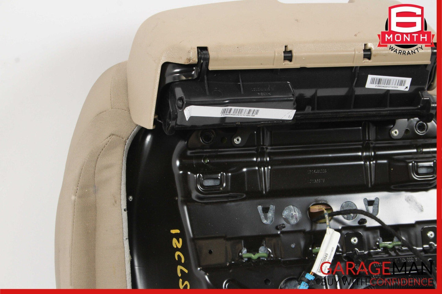 12-14 Mercedes W218 CLS550 Front Right Side Lower Bottom Seat Cushion Assy Beige