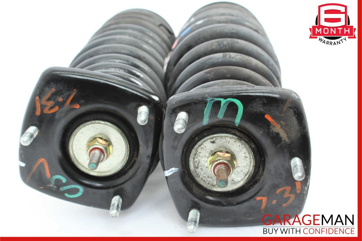 94-00 Mercedes W202 C230 Rear Left & Right Side Shock & Spring Assembly OEM