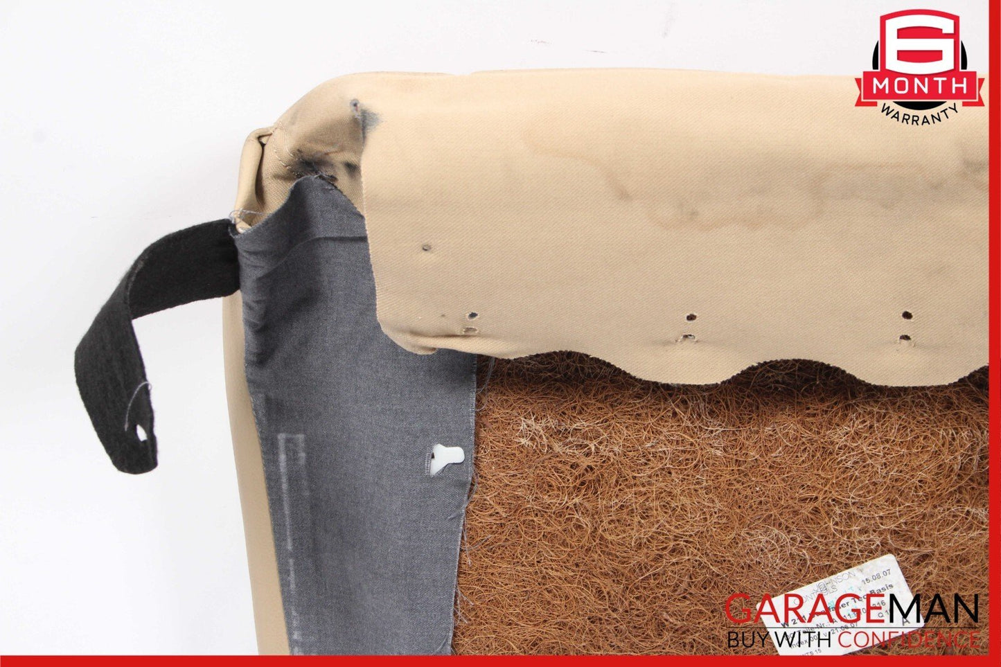 07-09 Mercedes W211 E320 Front Right / Left Top Upper Seat Cushion Cover Brown